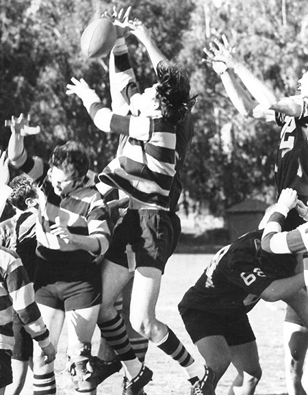 UCSC Rugby lineout catch