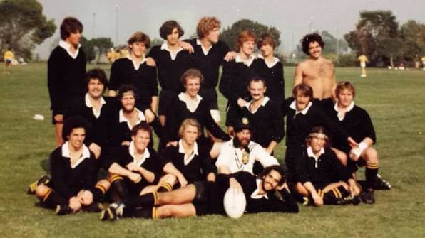 UCSC Rugby, vintage color team photo