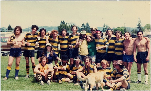 UCSC Rugby, vintage team photo